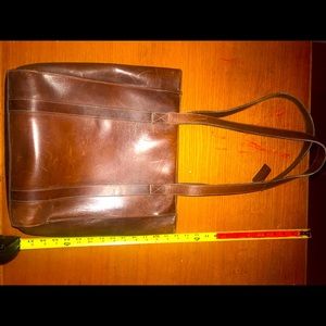 Vintage GH Bass leather tote